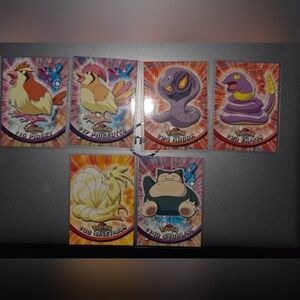 Lot Of 6 Topps Pokemon Cards